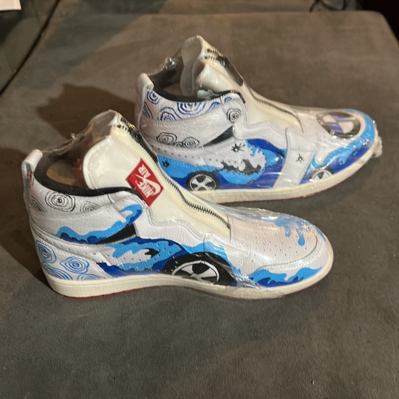Nike Air Jordan BMW Custom Hand Paint New size 10.5 - Picture 3 of 7